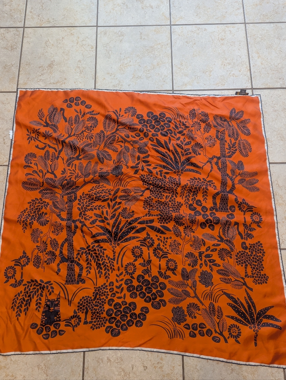 Barbieri Flora And Fuana Silk Scarf